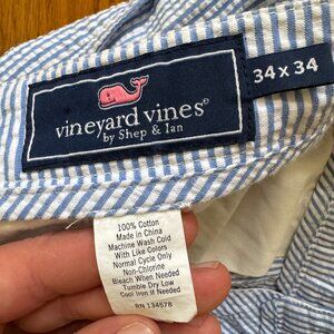 Vinyard Vines Fine Line Seersucker Breaker Pants